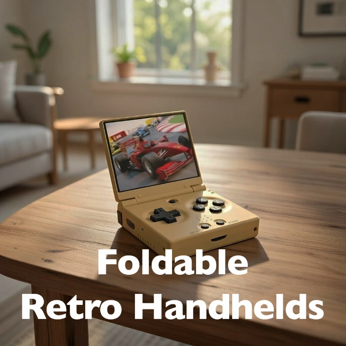 GameVybe Foldable Retro Handhelds Game Console
