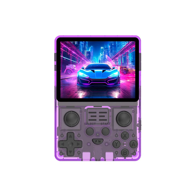 [RHPKRGB20S-17] PowKiddy RGB20S Vertical Retro Handheld Game Console (Purple, No Card)