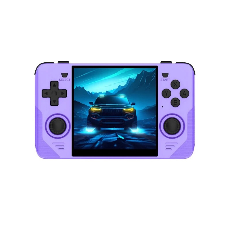 [RHPKRGB30-17] PowKiddy RGB30 Arcade Retro Handheld Game Console (Purple, 16GB (No Card))