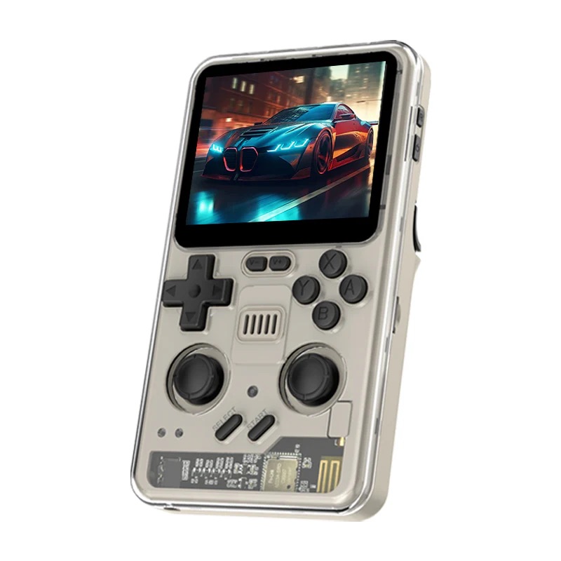 [RHPKRGB20P-10] PowKiddy RGB20 Pro Arcade Retro Handheld Game Console (Gray, No Card)