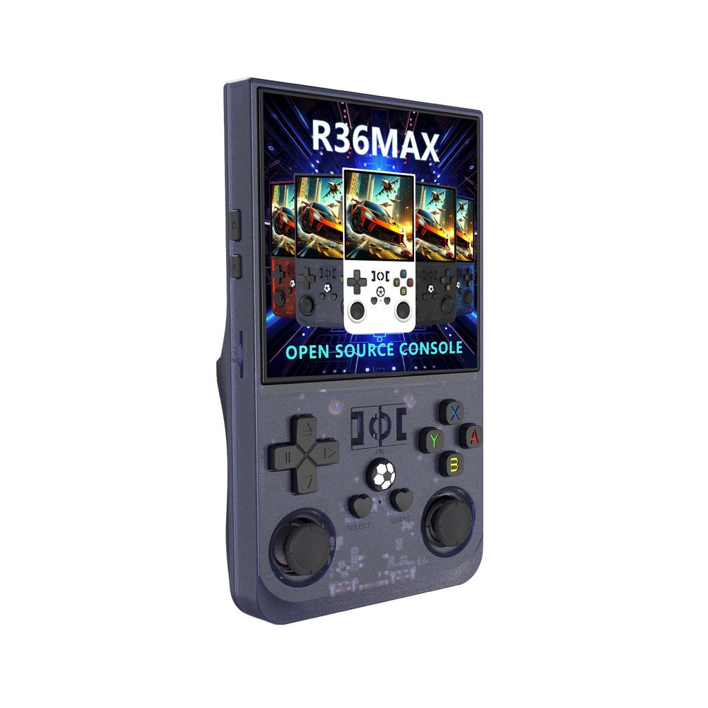 [RHGCR36MAX-05] Game Console R36Max Retro Handheld Gaming Console (Gray, 64GB)