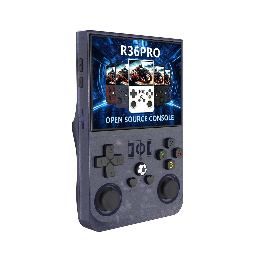 [RHGCR36PRO-05] Game Console R36Pro Retro Handheld Gaming Console (Gray, 64GB)