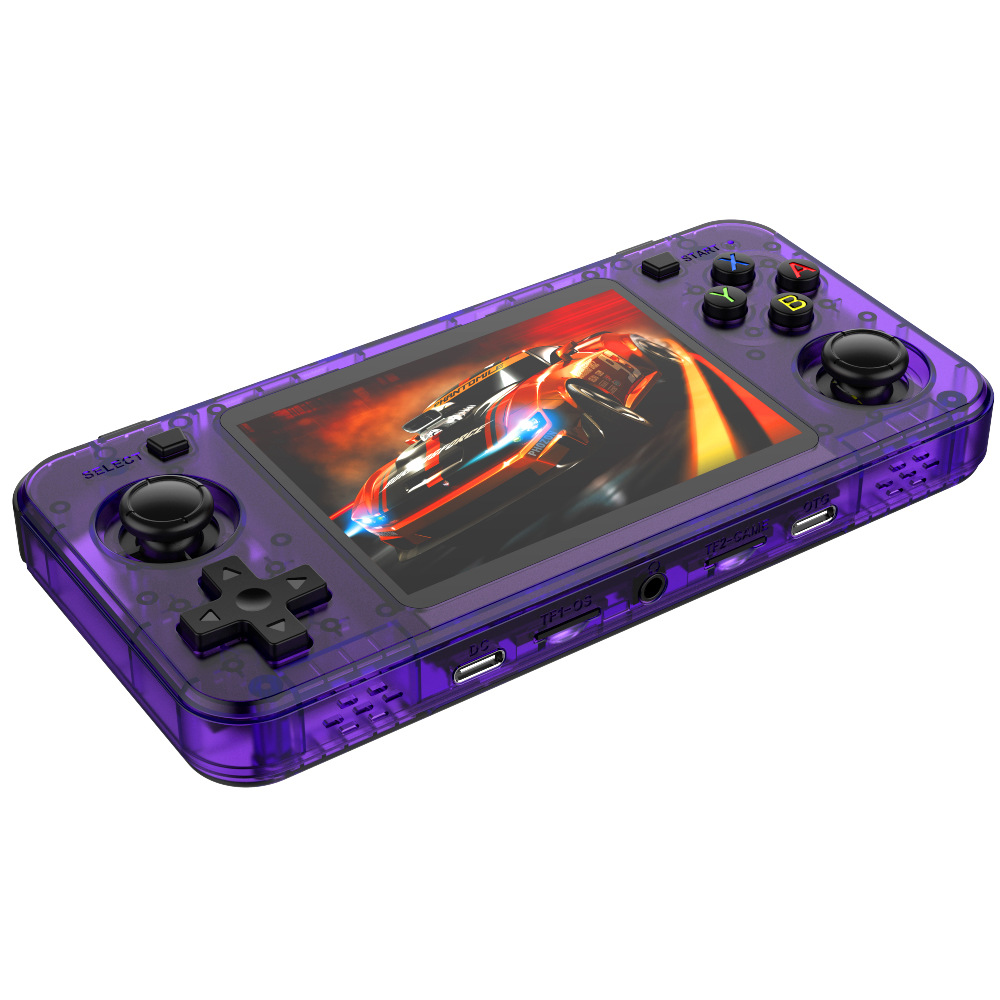 [RHGCR36H-05] Game Console R36H Horizontal Retro Handheld (Purple, 64GB)
